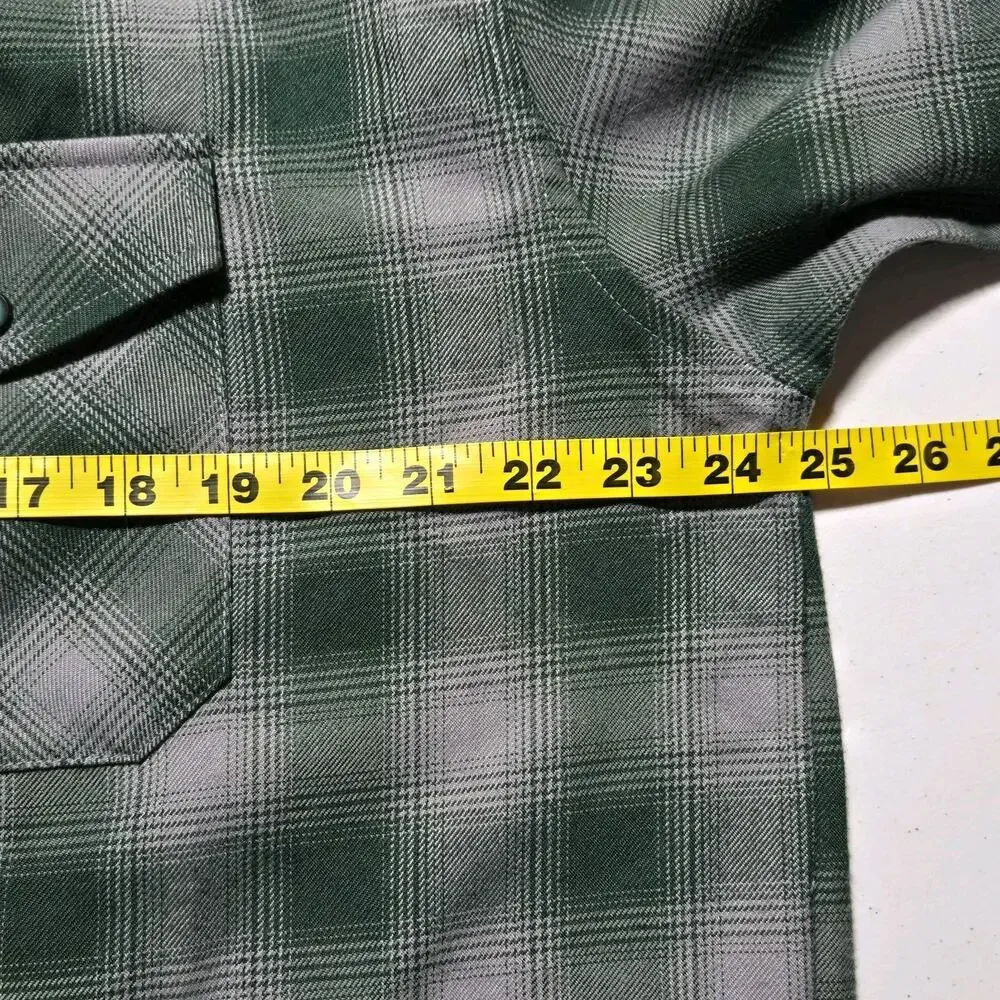 Dixxon Flannel Co "The Bixby 1" Men's XL Green Gray Long Sleeve Shirt - Picture 6 of 7